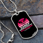 Easily Distracted by Rat Terrier Necklace Stainless Steel or 18k Gold Dog Tag 24" Chain-Express Your Love Gifts