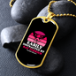 Easily Distracted by Rat Terrier Necklace Stainless Steel or 18k Gold Dog Tag 24" Chain-Express Your Love Gifts