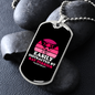 Easily Distracted by Rat Terrier Necklace Stainless Steel or 18k Gold Dog Tag 24" Chain-Express Your Love Gifts