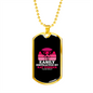 Easily Distracted by Rat Terrier Necklace Stainless Steel or 18k Gold Dog Tag 24" Chain-Express Your Love Gifts