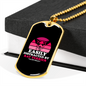 Easily Distracted by Rat Terrier Necklace Stainless Steel or 18k Gold Dog Tag 24" Chain-Express Your Love Gifts