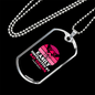 Easily Distracted by Rat Terrier Necklace Stainless Steel or 18k Gold Dog Tag 24" Chain-Express Your Love Gifts