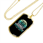 Easily Distracted by Rottweiler Necklace Stainless Steel or 18k Gold Dog Tag 24" Chain-Express Your Love Gifts