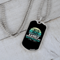 Easily Distracted by Rottweiler Necklace Stainless Steel or 18k Gold Dog Tag 24" Chain-Express Your Love Gifts