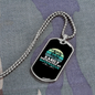 Easily Distracted by Rottweiler Necklace Stainless Steel or 18k Gold Dog Tag 24" Chain-Express Your Love Gifts