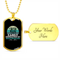 Easily Distracted by Rottweiler Necklace Stainless Steel or 18k Gold Dog Tag 24" Chain-Express Your Love Gifts