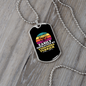 Easily Distracted by Yorkshire Terrier Necklace Stainless Steel or 18k Gold Dog Tag 24" Chain-Express Your Love Gifts