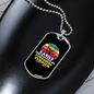 Easily Distracted by Yorkshire Terrier Necklace Stainless Steel or 18k Gold Dog Tag 24" Chain-Express Your Love Gifts