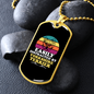 Easily Distracted by Yorkshire Terrier Necklace Stainless Steel or 18k Gold Dog Tag 24" Chain-Express Your Love Gifts