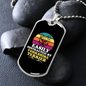 Easily Distracted by Yorkshire Terrier Necklace Stainless Steel or 18k Gold Dog Tag 24" Chain-Express Your Love Gifts