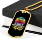 Easily Distracted by Yorkshire Terrier Necklace Stainless Steel or 18k Gold Dog Tag 24" Chain-Express Your Love Gifts