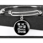 Eat Sleep Cats Bracelet Stainless Steel or 18k Gold Circle Bangle-Express Your Love Gifts