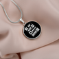 Eat Sleep Cats Circle Necklace Stainless Steel or 18k Gold 18-22"-Express Your Love Gifts
