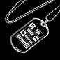Eat Sleep Cats Necklace Stainless Steel or 18k Gold Dog Tag 24" Chain-Express Your Love Gifts