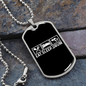 Eat Sleep Drum Necklace Stainless Steel or 18k Gold Dog Tag 24" Chain-Express Your Love Gifts
