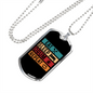 Eat Sleep Drum Repeat Necklace Stainless Steel or 18k Gold Dog Tag 24" Chain-Express Your Love Gifts