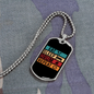 Eat Sleep Drum Repeat Necklace Stainless Steel or 18k Gold Dog Tag 24" Chain-Express Your Love Gifts