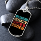 Eat Sleep Drum Repeat Necklace Stainless Steel or 18k Gold Dog Tag 24" Chain-Express Your Love Gifts