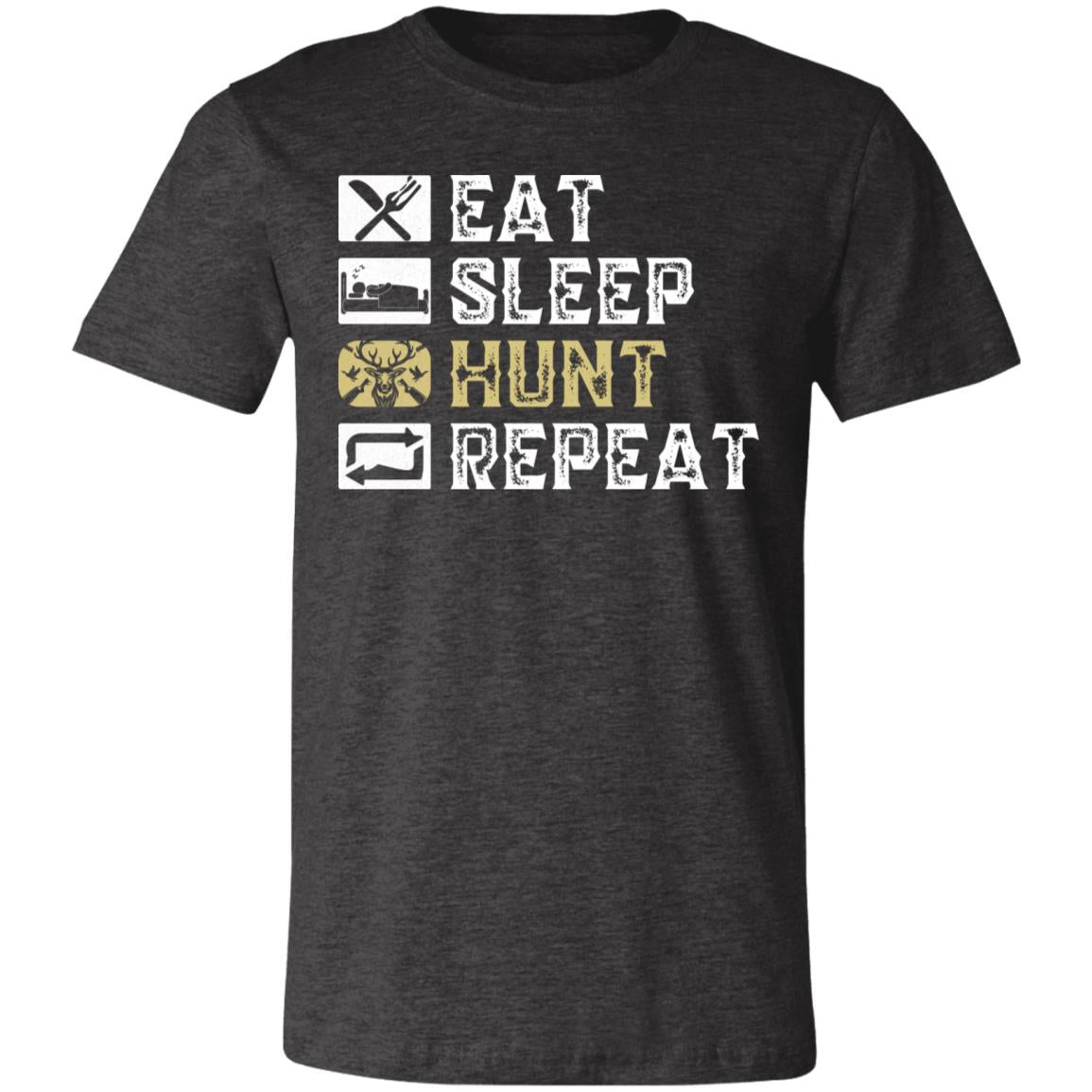Eat Sleep Hunt Repeat Hunter Gift T-Shirt-Express Your Love Gifts