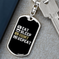 Eat Sleep Hunt Repeat Keychain Stainless Steel or 18k Gold Dog Tag Keyring-Express Your Love Gifts