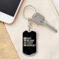 Eat Sleep Hunt Repeat Keychain Stainless Steel or 18k Gold Dog Tag Keyring-Express Your Love Gifts