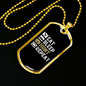 Eat Sleep Hunt Repeat Necklace Stainless Steel or 18k Gold Dog Tag 24" Chain-Express Your Love Gifts
