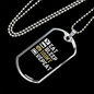 Eat Sleep Hunt Repeat Necklace Stainless Steel or 18k Gold Dog Tag 24" Chain-Express Your Love Gifts
