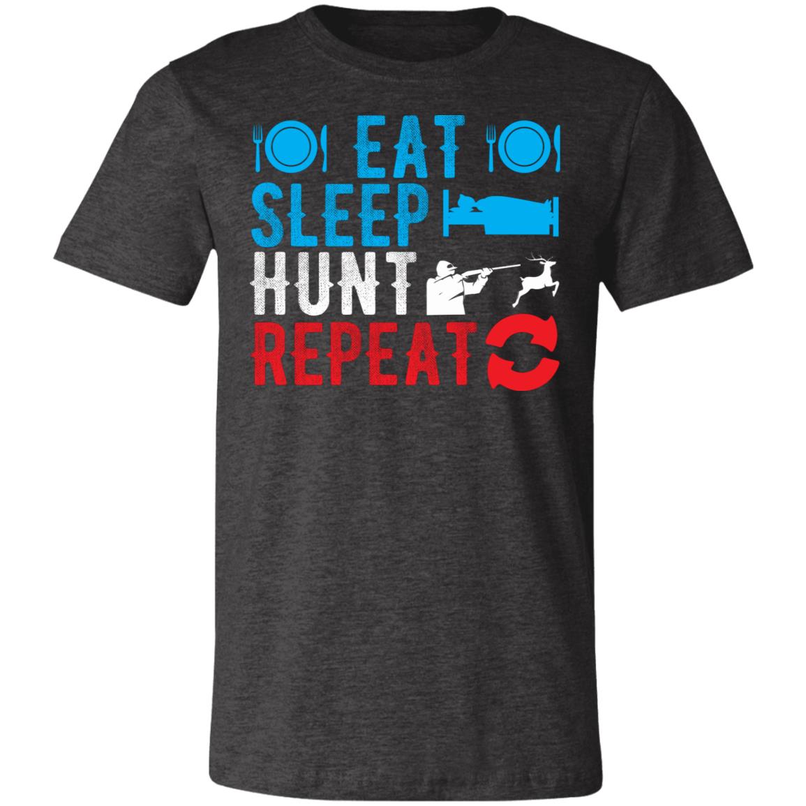 Eat Sleep Repeat Hunter Gift T-Shirt-Express Your Love Gifts