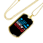 Eat Sleep Repeat Necklace Stainless Steel or 18k Gold Dog Tag 24" Chain-Express Your Love Gifts