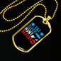Eat Sleep Repeat Necklace Stainless Steel or 18k Gold Dog Tag 24" Chain-Express Your Love Gifts