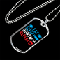 Eat Sleep Repeat Necklace Stainless Steel or 18k Gold Dog Tag 24" Chain-Express Your Love Gifts