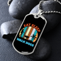 Eat Sleep Walk Dogs Necklace Stainless Steel or 18k Gold Dog Tag 24" Chain-Express Your Love Gifts