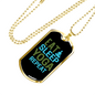Eat Sleep Yoga Repeat Necklace Stainless Steel or 18k Gold Dog Tag 24" Chain-Express Your Love Gifts