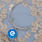 eCash (XEC) Bracelet Stainless Steel or 18k Gold Circle Bangle-Express Your Love Gifts