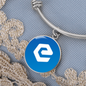 eCash (XEC) Bracelet Stainless Steel or 18k Gold Circle Bangle-Express Your Love Gifts