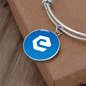 eCash (XEC) Bracelet Stainless Steel or 18k Gold Circle Bangle-Express Your Love Gifts
