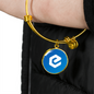 eCash (XEC) Bracelet Stainless Steel or 18k Gold Circle Bangle-Express Your Love Gifts