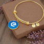 eCash (XEC) Bracelet Stainless Steel or 18k Gold Circle Bangle-Express Your Love Gifts