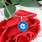 eCash (XEC) Circle Necklace Stainless Steel or 18k Gold 18-22"-Express Your Love Gifts