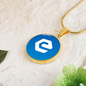 eCash (XEC) Circle Necklace Stainless Steel or 18k Gold 18-22"-Express Your Love Gifts