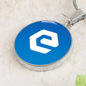 eCash (XEC) Circle Necklace Stainless Steel or 18k Gold 18-22"-Express Your Love Gifts