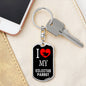 Eclectus Parrot Bird Lover Keyring Keychain Stainless Steel or 18k Gold-Express Your Love Gifts