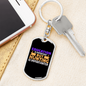 Education Vs Hunter'S Keychain Gift Stainless Steel or 18k Gold Dog Tag Keyring-Express Your Love Gifts