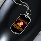 Empty Life Style Dog Necklace Stainless Steel or 18k Gold Dog Tag 24" Chain-Express Your Love Gifts