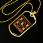 Empty Life Style Necklace Stainless Steel or 18k Gold Dog Tag 24" Chain-Express Your Love Gifts