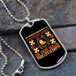 Empty Life Style Necklace Stainless Steel or 18k Gold Dog Tag 24" Chain-Express Your Love Gifts