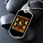 Empty Life Style Necklace Stainless Steel or 18k Gold Dog Tag 24" Chain-Express Your Love Gifts