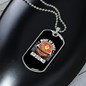 Empty Life Style White Necklace Stainless Steel or 18k Gold Dog Tag 24" Chain-Express Your Love Gifts