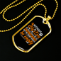 Empty Without Dog Necklace Stainless Steel or 18k Gold Dog Tag 24" Chain-Express Your Love Gifts