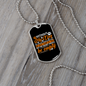 Empty Without Dog Necklace Stainless Steel or 18k Gold Dog Tag 24" Chain-Express Your Love Gifts